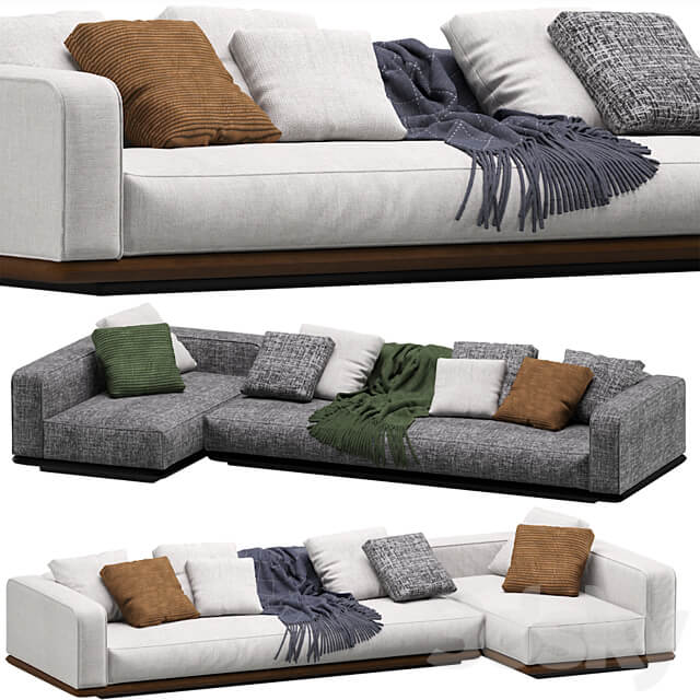 Minotti Horizonte Modular Sofa 06 3D Models