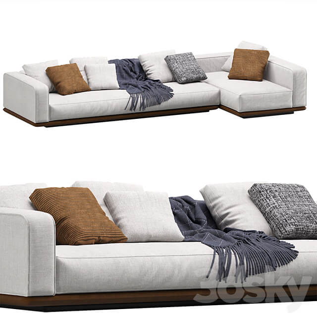 Minotti Horizonte Modular Sofa 06 3D Models