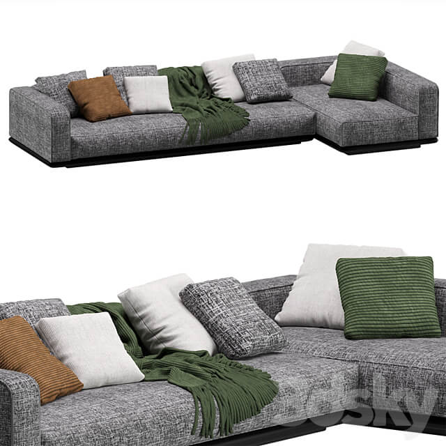 Minotti Horizonte Modular Sofa 06 3D Models