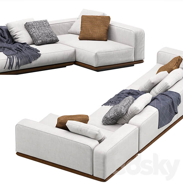 Minotti Horizonte Modular Sofa 06 3D Models
