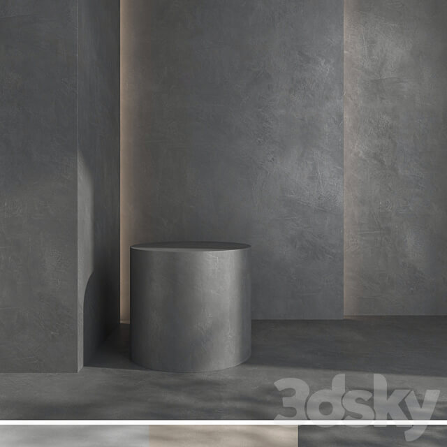 Decorative plaster v12 Stone 3D Models