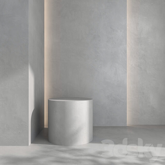 Decorative plaster v12 Stone 3D Models