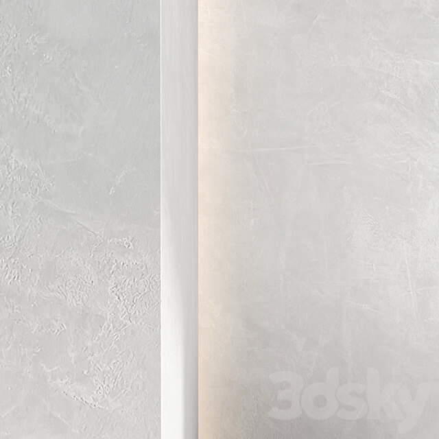 Decorative plaster v12 Stone 3D Models