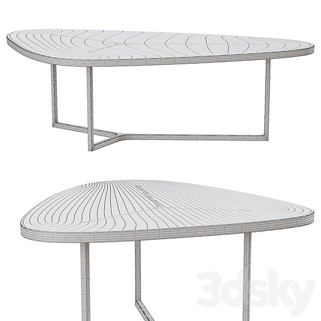 TAVOLO SEVEN B B ITALIA 3D Models