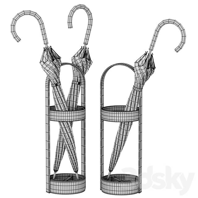 Umbrella stand Bellwood Umbra Other decorative objects 3D Models