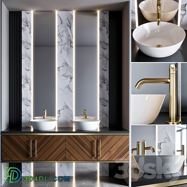 bathroom furniture 32 3D Models