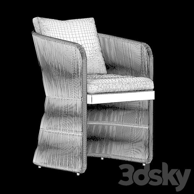 Havana arm chair 3D Models