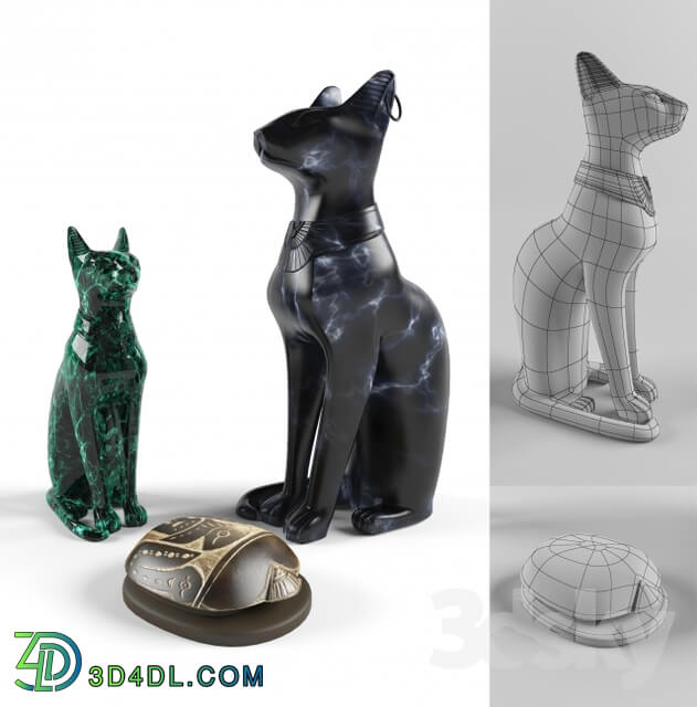 Egyptian statues