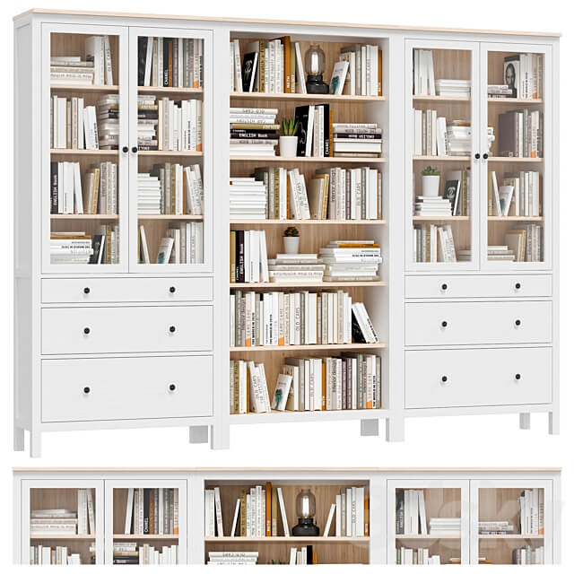 IKEA HEMNES Wardrobe Display cabinets 3D Models