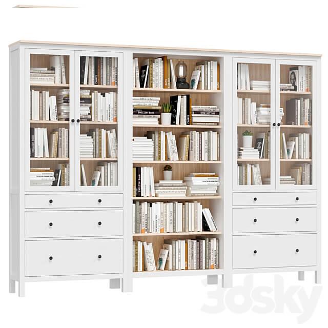 IKEA HEMNES Wardrobe Display cabinets 3D Models