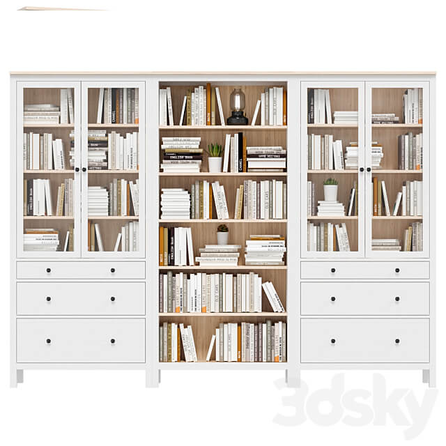 IKEA HEMNES Wardrobe Display cabinets 3D Models