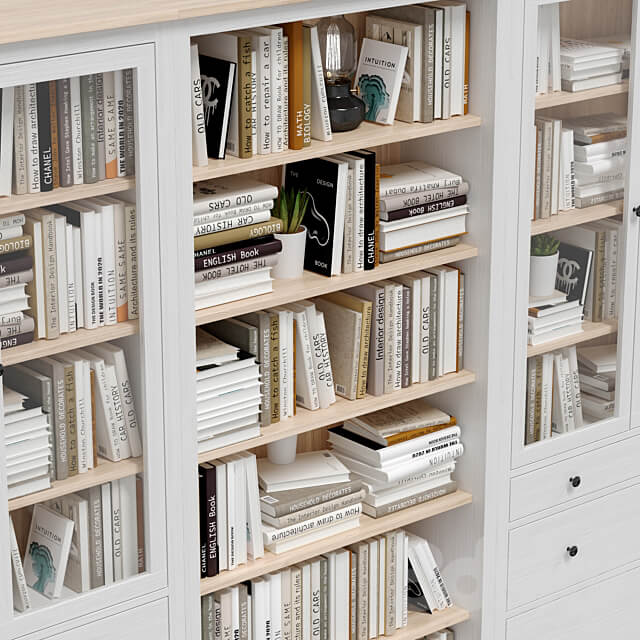IKEA HEMNES Wardrobe Display cabinets 3D Models
