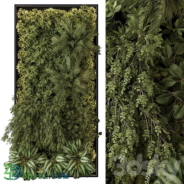 Vertical Garden Wall Decor 59 Fitowall 3D Models