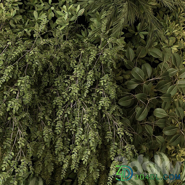 Vertical Garden Wall Decor 59 Fitowall 3D Models