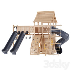 Game complex Playhouses03 3D Models 