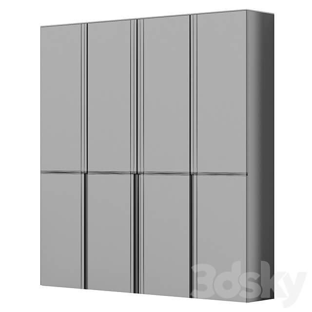 modern cupboard Wardrobe Display cabinets 3D Models