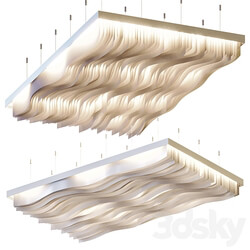Paper Design Celing 3 Pendant light 3D Models 