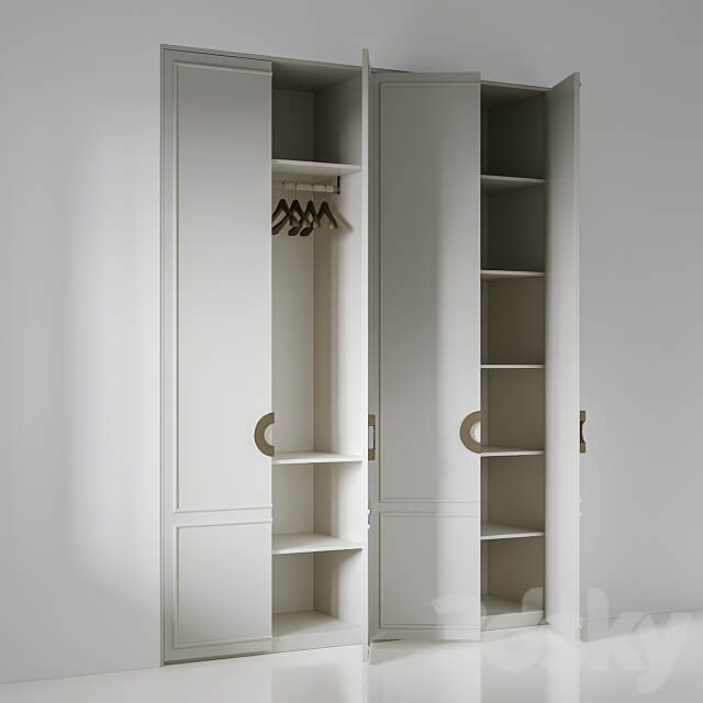 Wardrobe 011 Wardrobe Display cabinets 3D Models