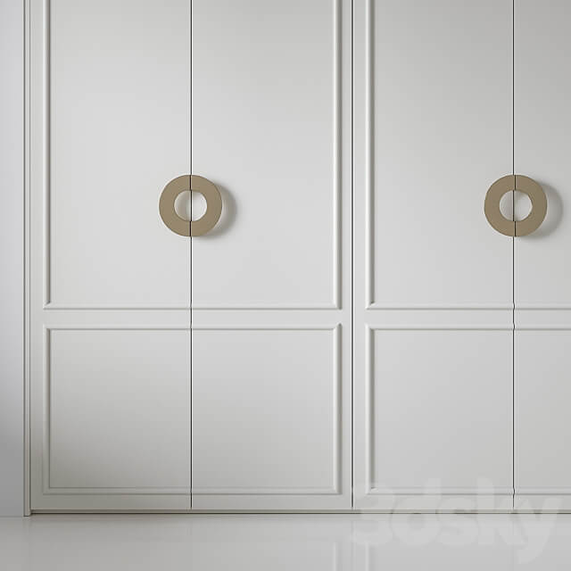 Wardrobe 011 Wardrobe Display cabinets 3D Models
