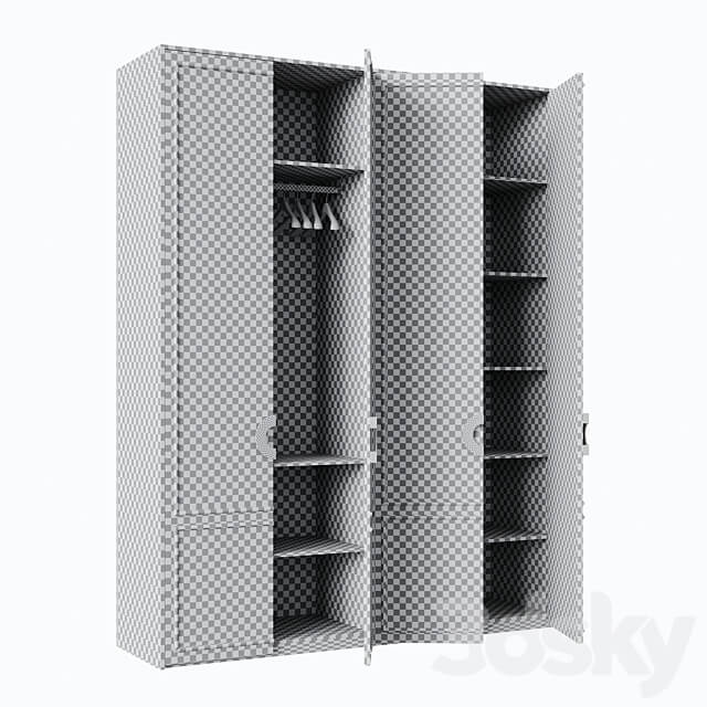 Wardrobe 011 Wardrobe Display cabinets 3D Models