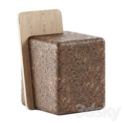Cut Stool by BlackCork Garden chair 3D Models 