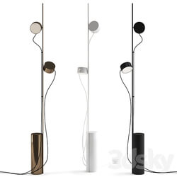 Post Led by Earnest Studio from Muuto Floor Lamp 3D Models 