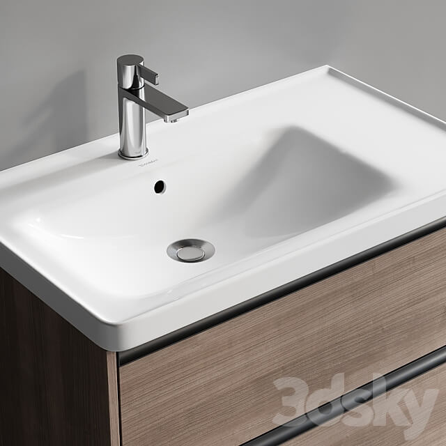 Duravit Ketho.2 Vanity Unit Set 3 3D Models