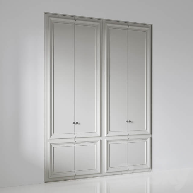 Wardrobe 014 Wardrobe Display cabinets 3D Models