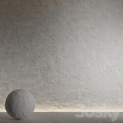 Decorative plaster. Seamless decorative plaster material 3D Models 