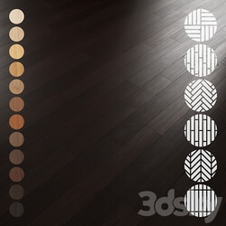Oak Flooring Set 033 3D Models 