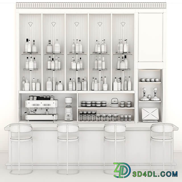 Bar 01 3D Models