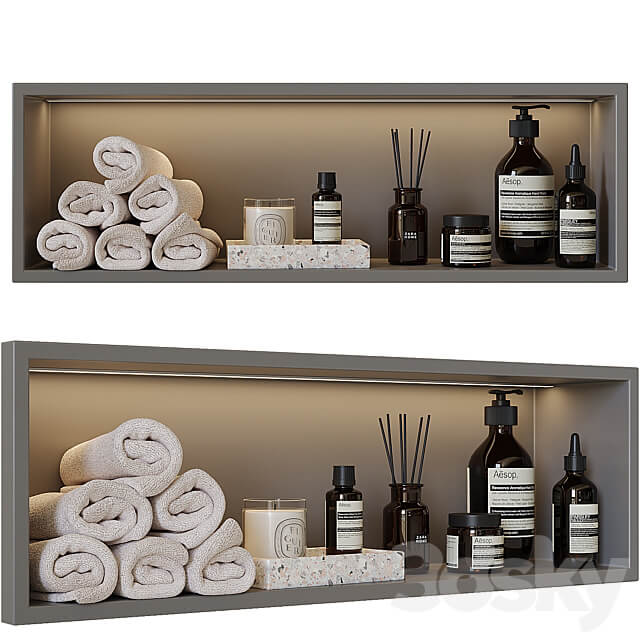Shelf above the toilet 3D Models
