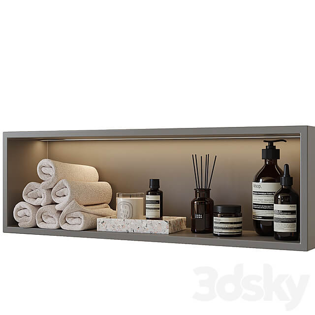 Shelf above the toilet 3D Models