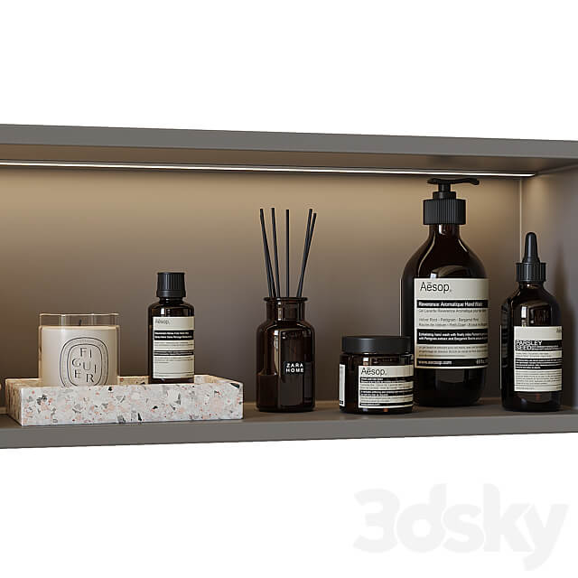 Shelf above the toilet 3D Models