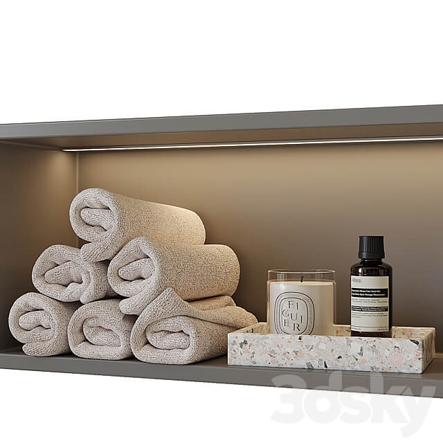 Shelf above the toilet 3D Models