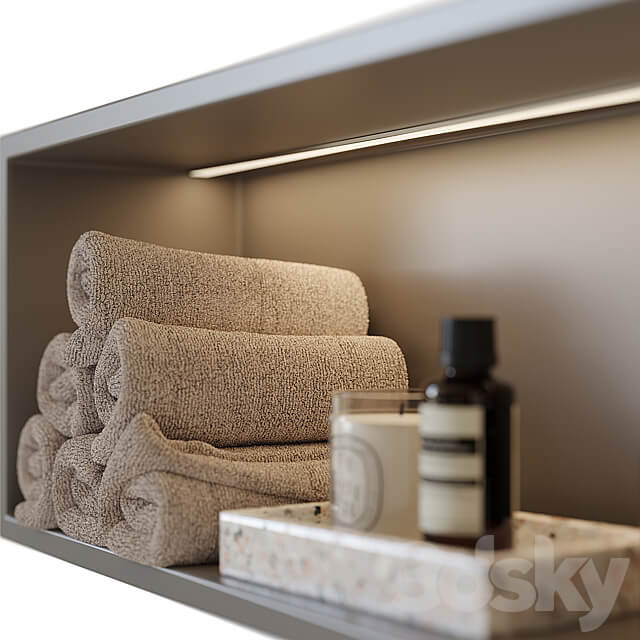 Shelf above the toilet 3D Models