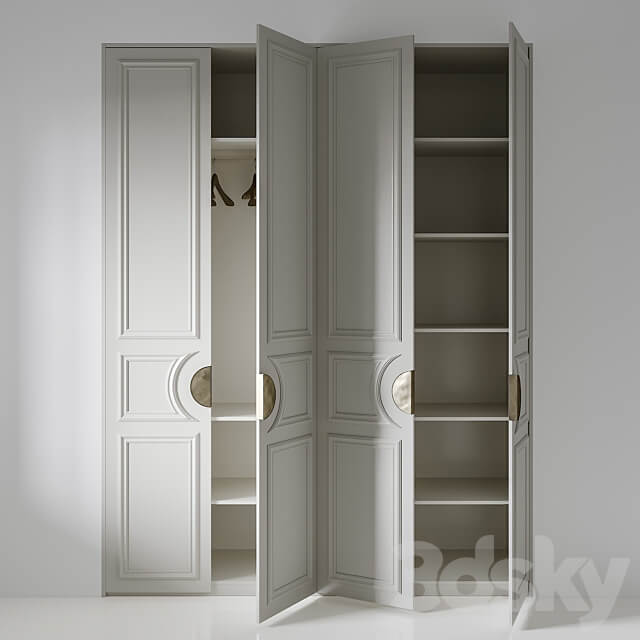 Wardrobe 015 Wardrobe Display cabinets 3D Models