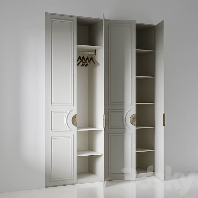 Wardrobe 015 Wardrobe Display cabinets 3D Models