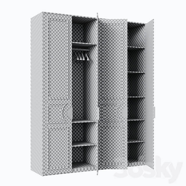 Wardrobe 015 Wardrobe Display cabinets 3D Models