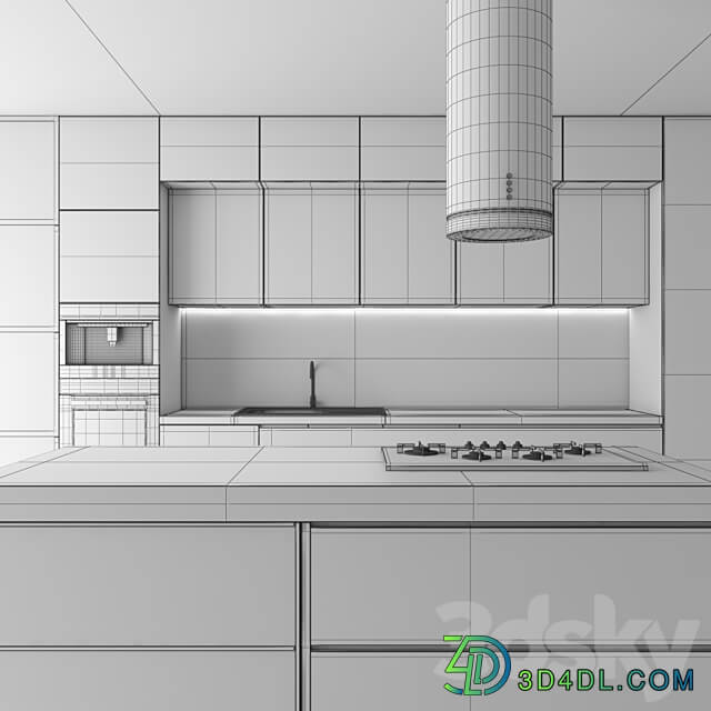 kitchen set 41 Kitchen 3D Models