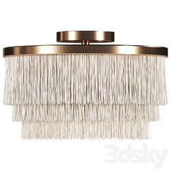 Oahu Fringe Flush Mount Ceiling lamp 3D Models 