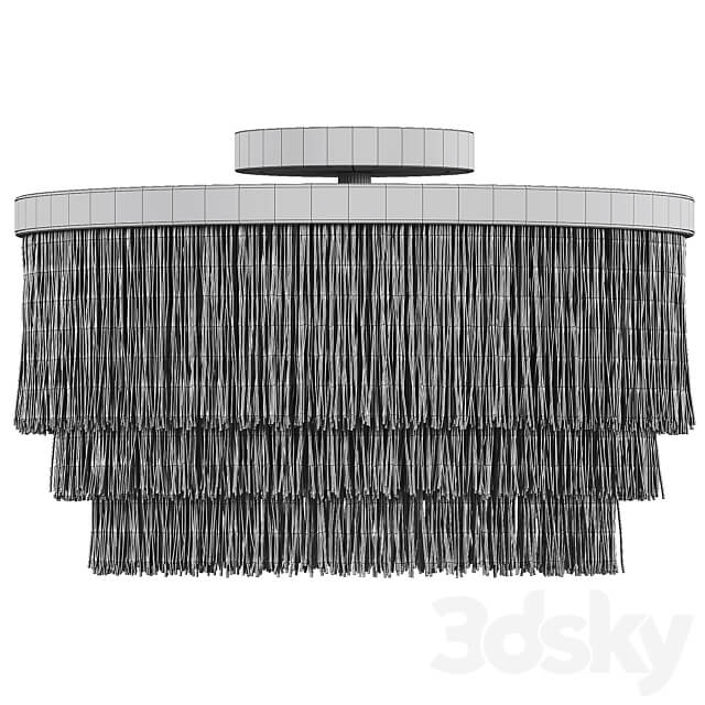 Oahu Fringe Flush Mount Ceiling lamp 3D Models