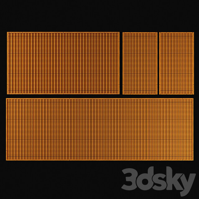 Branch rectangle ceiling n2 3D Models