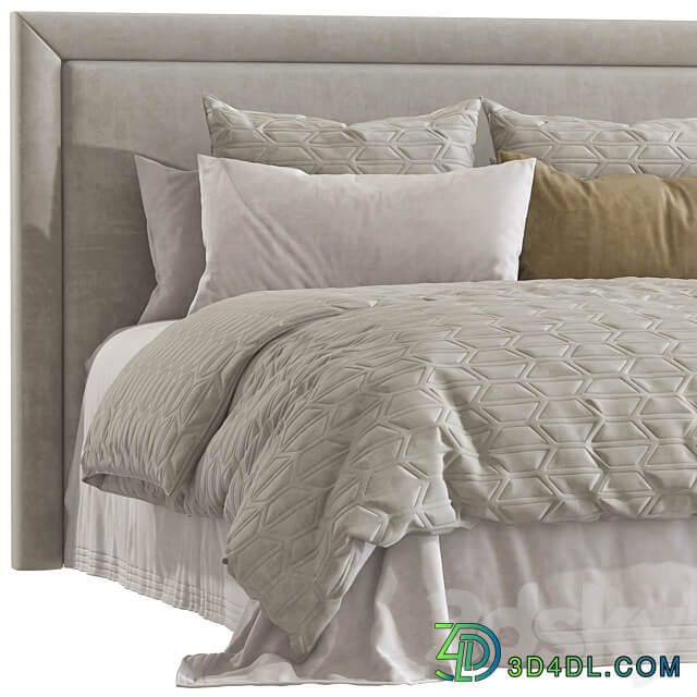 Double bed 109. Bed 3D Models