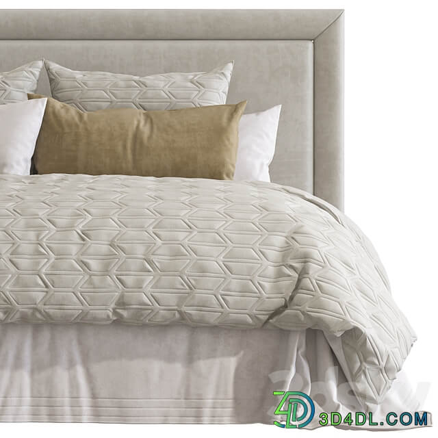 Double bed 109. Bed 3D Models