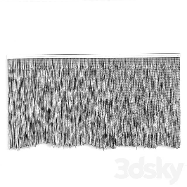 Decorative textile panel Blue Ridge 3D Models