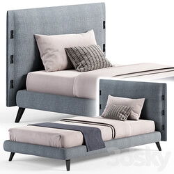 Cuff singolo BED by bonaldo Bed 3D Models 