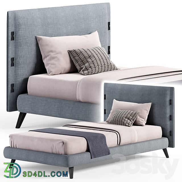Cuff singolo BED by bonaldo Bed 3D Models