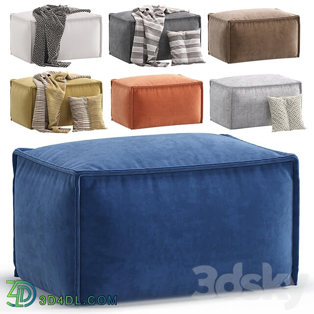 Pouffe Ebi divan.ru 7 Colors Version Пуф Эби диван.ру 3D Models