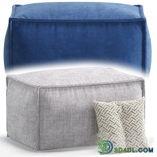 Pouffe Ebi divan.ru 7 Colors Version Пуф Эби диван.ру 3D Models